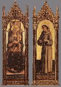 CRIVELLI, Carlo Madonna and Child; St Francis of Assisi dfg USA oil painting artist
